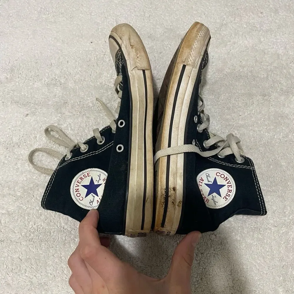 Converse Chuck Taylor All Star Shoes Black Unisex Men's 5 Women's 7 Skate Sport